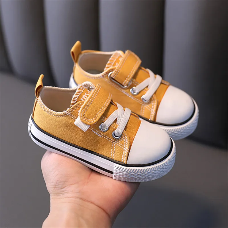 DIMI Осенняя обувь для младенцев Детская парусиновая детские кроссовки мальчиков