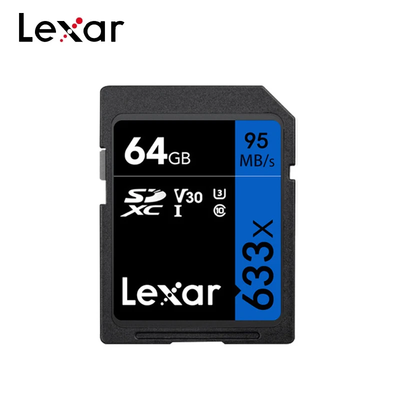 Карта памяти Lexar SD 32 Гб 633X U3 класс 10 128 ГБ UHS I C10 64 карта 256 1667X для камеры|Карты