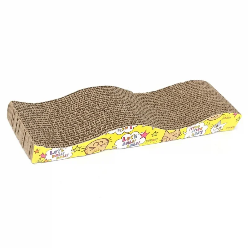 

Cat Kitten Corrugated Scratch Board Pad Scratcher Bed Mat Claws Care