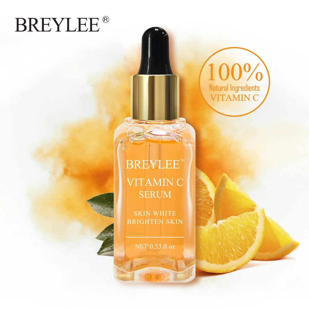 

BREYLEE Vitamin C Serum Whitening Facial Essence Remove Freckles Melanin Moisturizing Improve Dryness Anti-Oxidation Skin Care