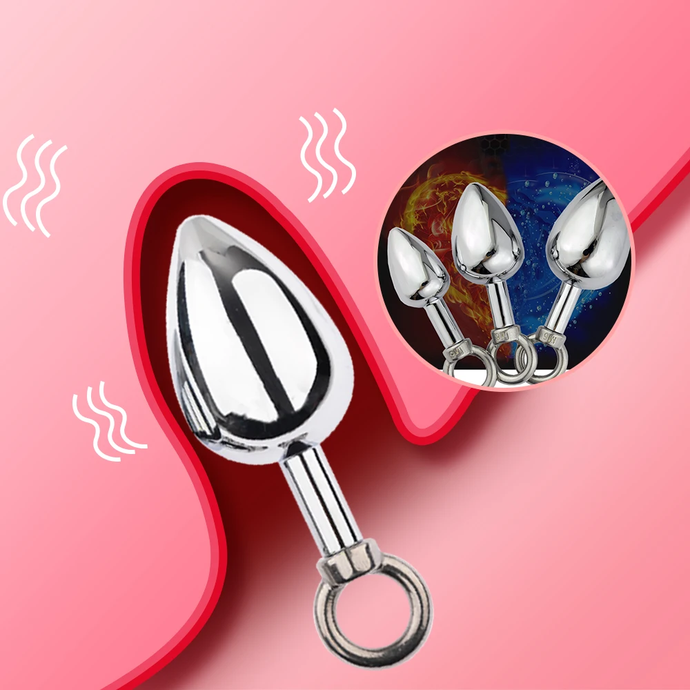 Металлическая Анальная пробка массажер простаты анус мастурбатор расширитель