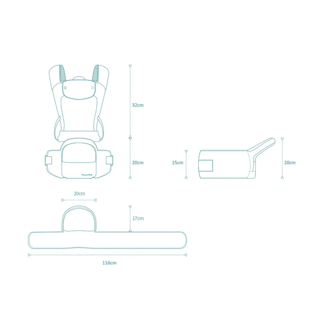 Высококачественный эргономичный рюкзак кенгуру для переноски ребенка