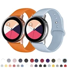 Ремешок 20 мм для часов Samsung Galaxy watch 42 ммActive band Gear S2мягкий силиконовый браслет Amazfit bip, Аксессуары 42