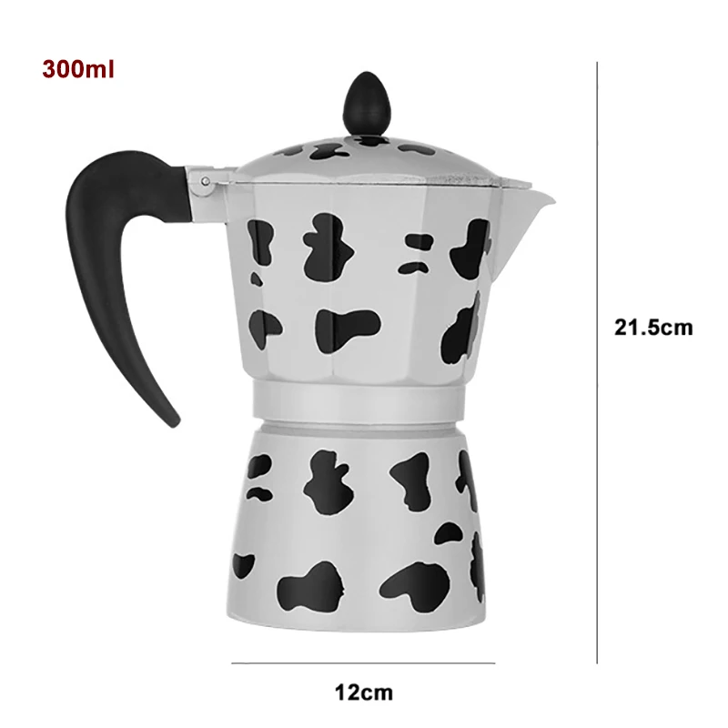 Мокко Кофе чайник Алюминий Итальянский мокко Эспрессо кофеварка горшок 150/300/450 мл