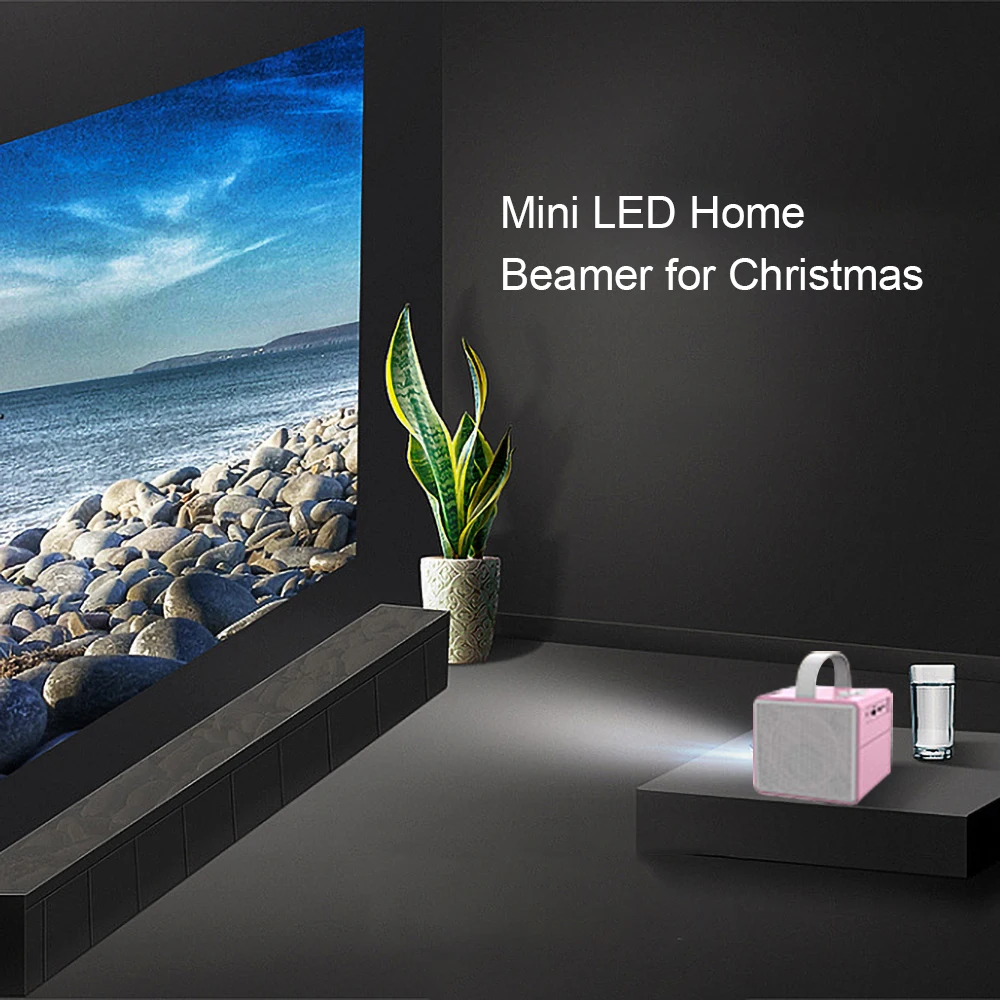 Kebidu J10 мини проектор PK Q2 детей Портативный совместимому с HDMI образование