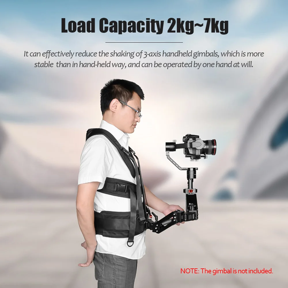 Монопод из алюминиевого сплава для видеосъемки с жилетом фотосъемки совместимый