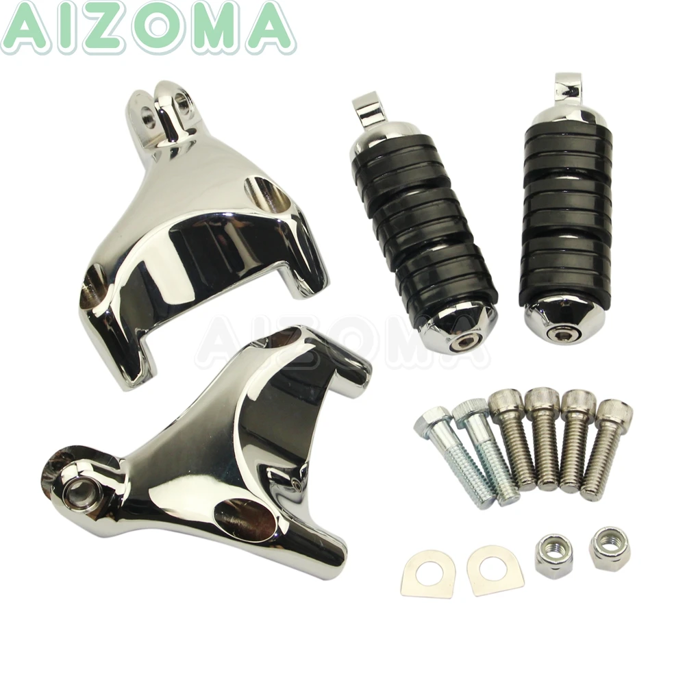 Задние подножки для мотоциклов и пассажирских автомобилей с кронштейном Harley