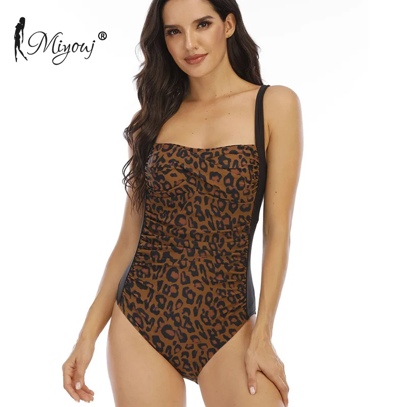 

Купальник Miyouj с леопардовым принтом, сексуальный купальник, женская пляжная одежда, высококачественные цельные костюмы, дизайнерский купа...