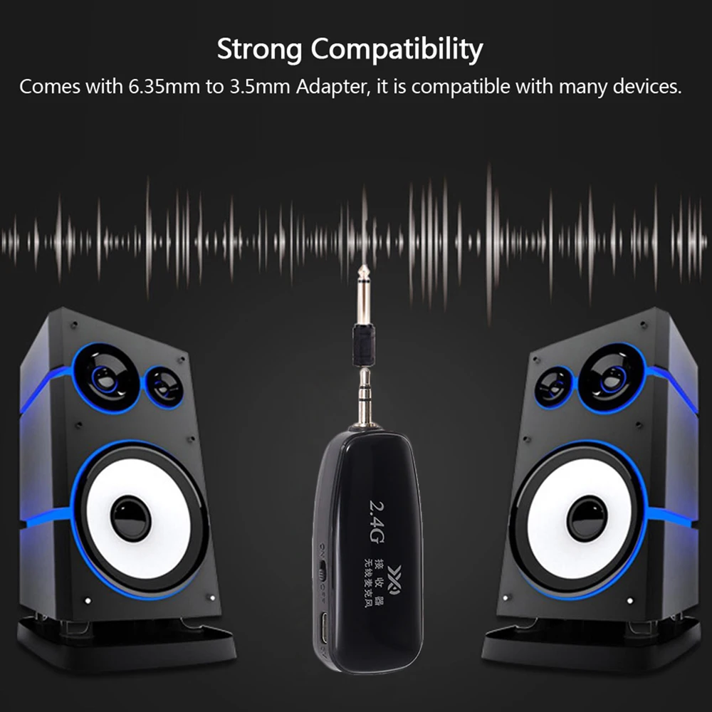 2.4G Wireless Microphone Ear Hook Clip Skin Color Microphones Invisiable MIC Transmitter Receiver for Voice Amplifier Speaker |