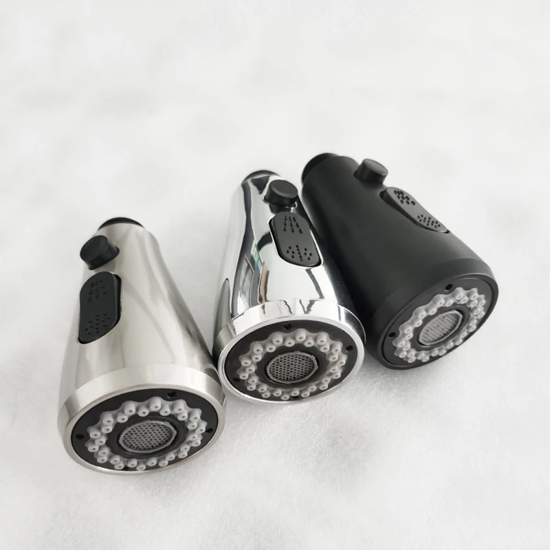 Насадка На смеситель для кухонного крана матовая черная струйная головка