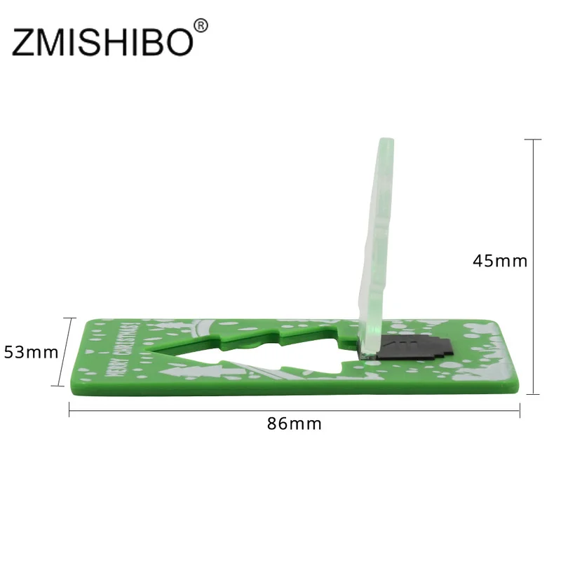 ZMISHIBO 10 шт./лот светодиодная переносная лампа для карт Рождественская елка