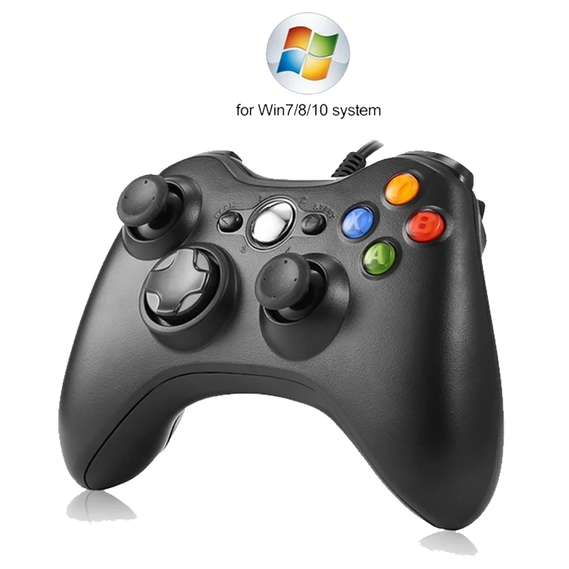 For Xbox 360 USB Wired Gamepad Support Win7/8/10 System Controle Joystick XBOX360 Slim/Fat/E Console Game Controller Joypad | Электроника