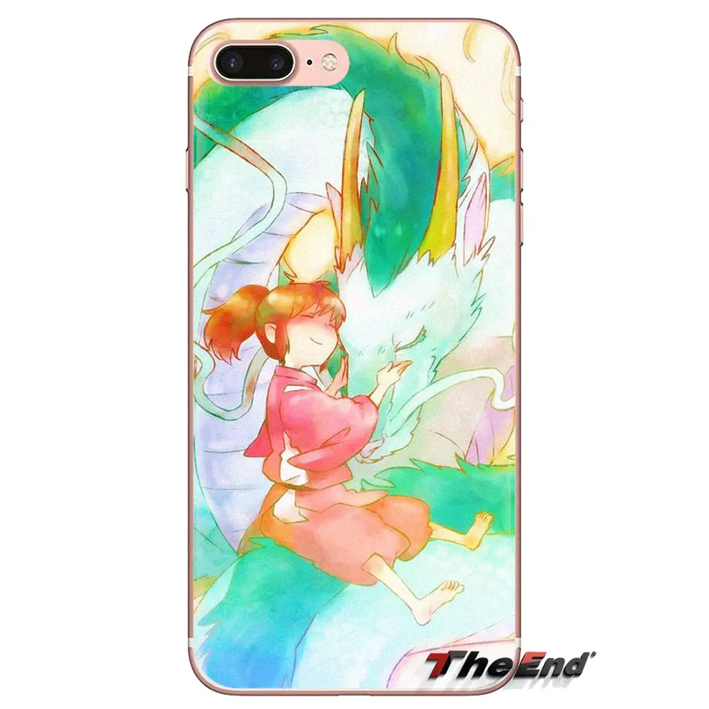 Cartoon Spirited Away No Face TPU Bag Case For iPhone XS Max XR X 4 4S 5 5S 5C SE 6 6S 7 8 Plus Samsung Galaxy J1 J3 J5 J7 A3 A5 |