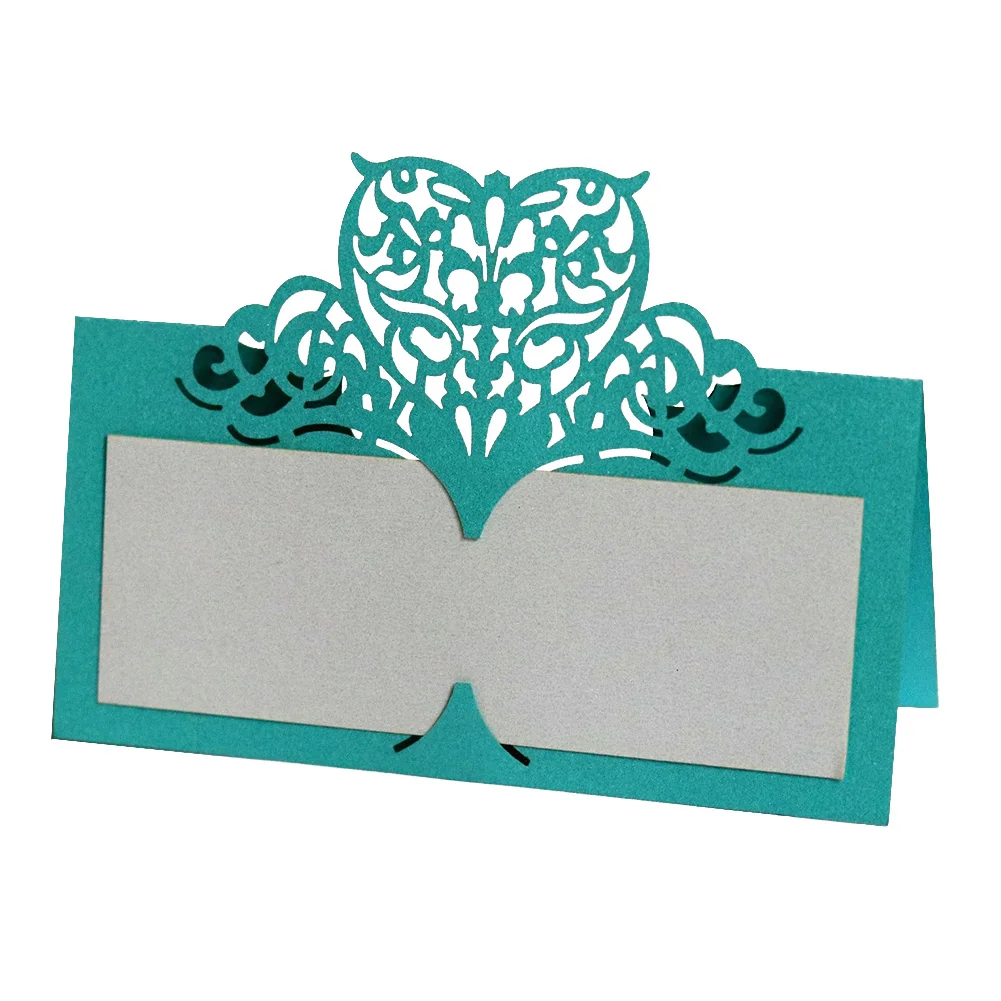 50 шт./компл. сердце выдолбленные фестиваль украшение для сидения за столом стол