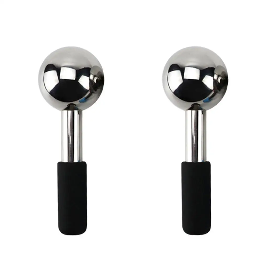 

Crystal Ice Hockey Energy Massage Face Beauty Eye Massager Water Ball Roller Ice Globes Ball Eyes Wave Beauty Beauty Q7E8