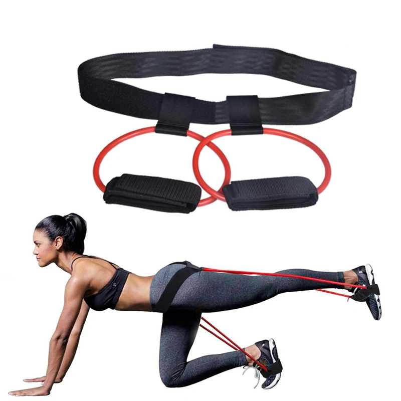 

15LB-35LB HipTraining Belt Foot Board Push Drag Rope Resistance Bands Fitness Equipment Gym Workout Equipment Sport Accessories