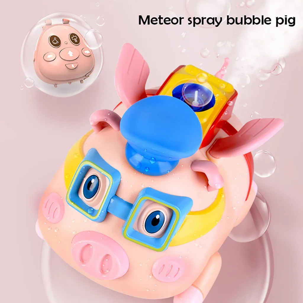 HIINST Kids Bubble Pig с 2 4G часами пульт дистанционного управления светодиодная вспышка и