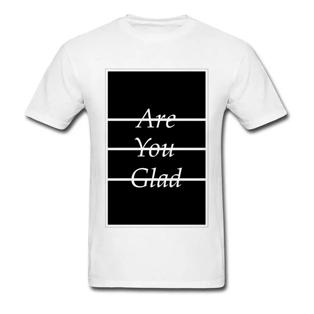 Вы довольны? Футболка мужская повседневная с коротким рукавом 100% хлопок модный