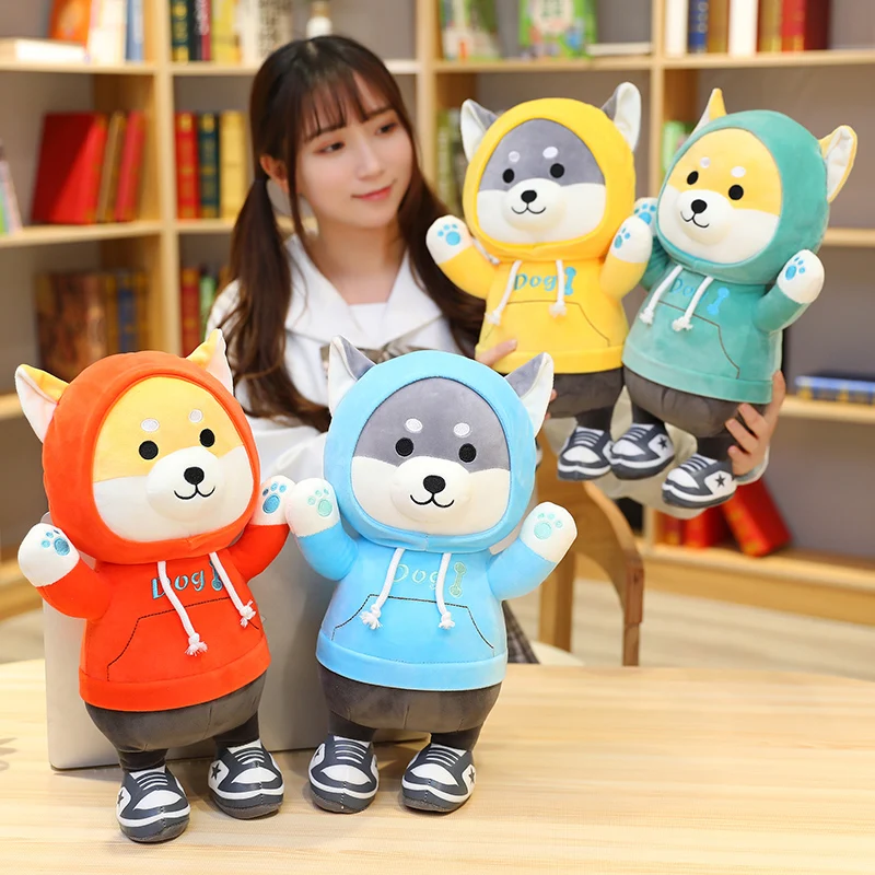 Новый стиль собака Шиба ину плюшевая мягкая игрушка милая кукла детская подарок