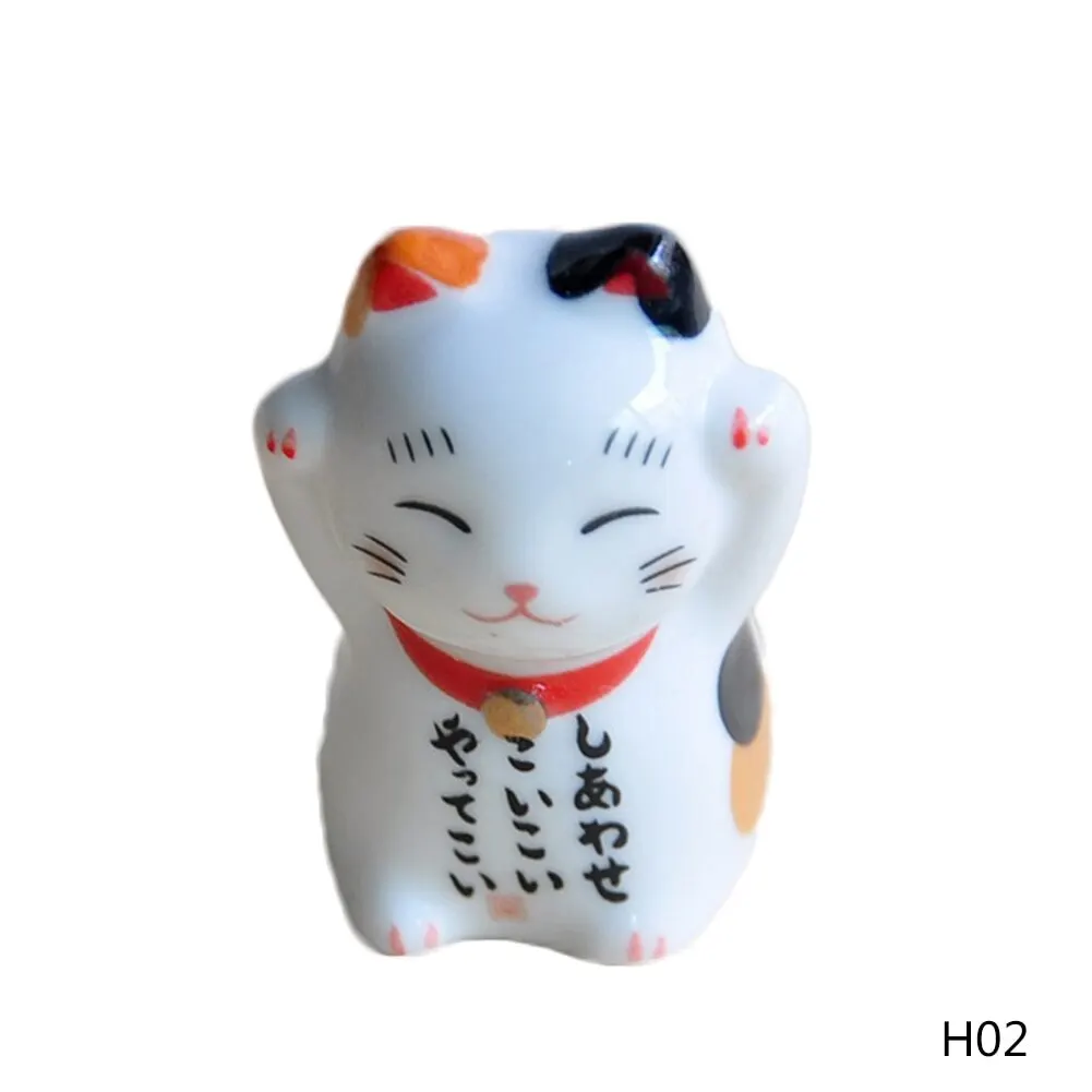 Керамические Lucky Cat Maneki Neko украшения для дома декоративные бизнес подарки Fortune