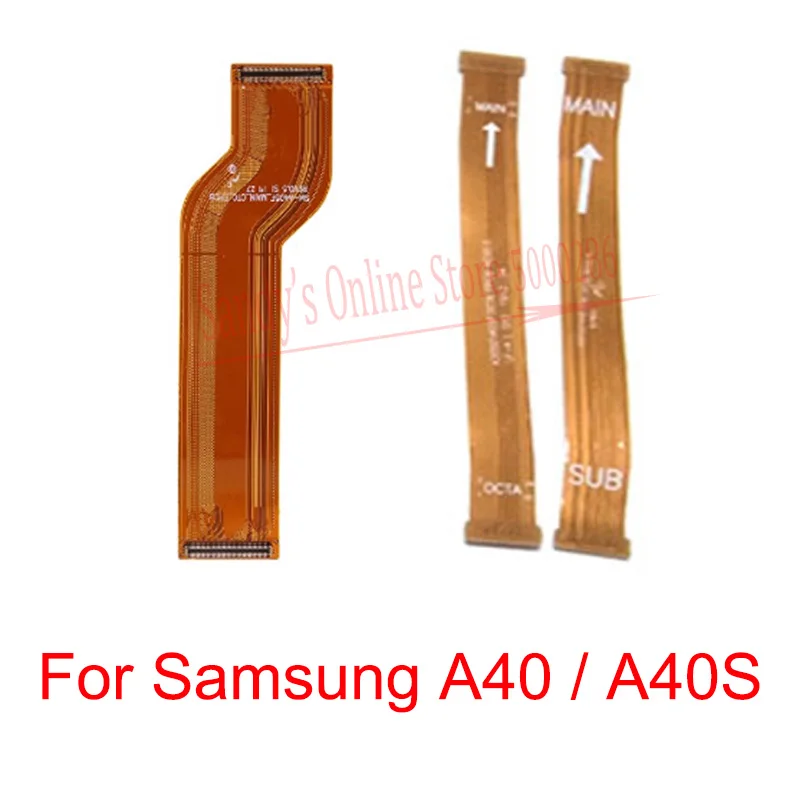 

Новая материнская плата разъем ЖК-дисплей USB гибкий кабель для Samsung Galaxy A40 A405 / A40S материнская плата подключение гибкий кабель