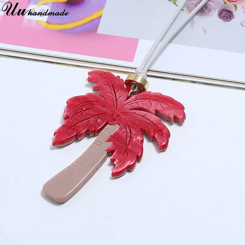 

Statement Necklace Coconut tree Pendant Women Colar Choker kolye Steampunk boho vintage Jewelry feminino chocker Pingente 2018