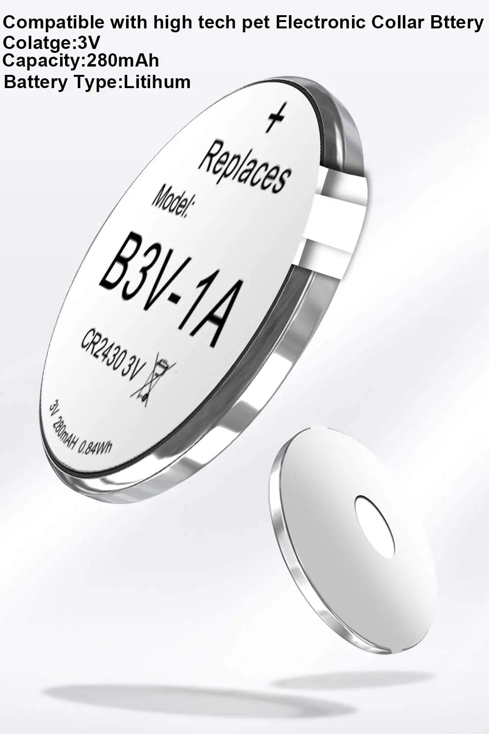 Набор из 12 3V 280 мА/ч 1A литий Батарея Замена для высоких технологий ПЭТ одиночный