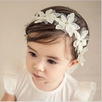 childrens baby baby princess lace flower headband girl hairband headgear accessories cute ornaments 0 3 years old