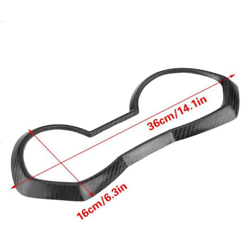 

For Yamaha Xmax 300 2017 2018 Motorcycle Carbon Fiber Speeeter Oeter Instrument Meter Cover Trim Fit Accessories