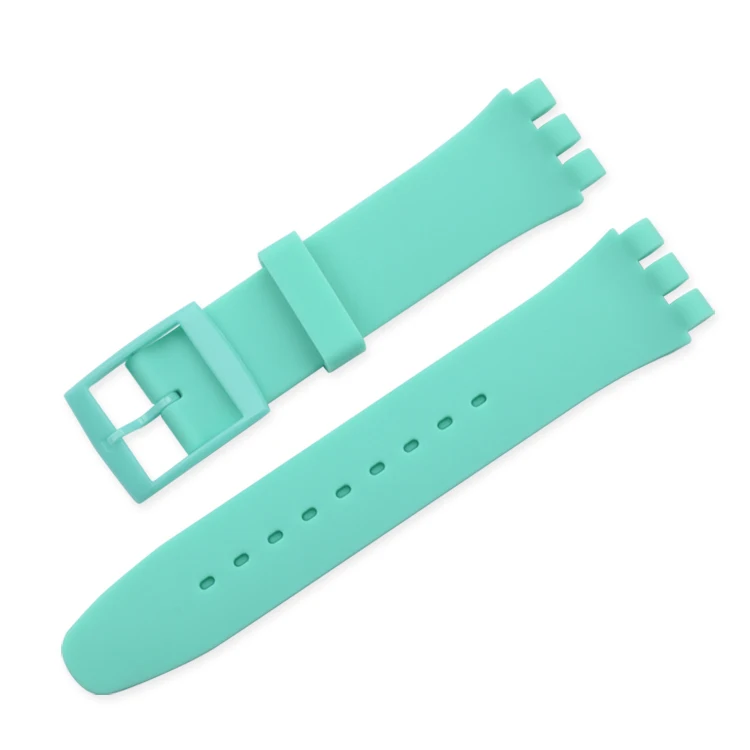 12 мм 16 мм 17 мм 19 мм 20 мм силиконовый сменный ремешок для часов Swatch спортивный резиновый женский цветной ремешок аксессуары для браслетов