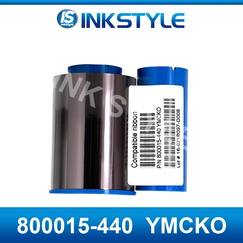 Совместимый Зебра 800015-440 YMCKO цветная лента 200 изображения для Zebra P330i P430i карта принтера