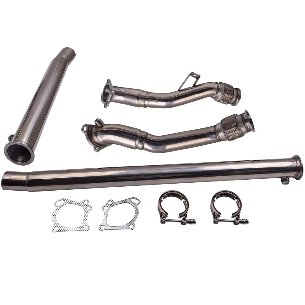 

Fast Shipping Exhaust Downpipe Down Pipe 3"-2.5" For Audi S4 A6 Allroad C5 2.7L K04 RS6 Turbo