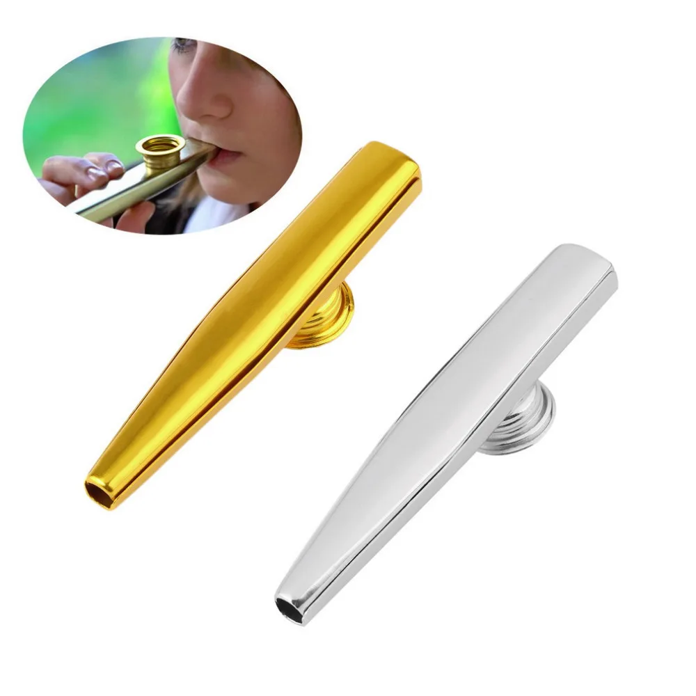 

Metal Alloy Kazoo Harmonica Mouth Flute Kids Party Gift Kid Musical Instrument Ukulele Guitar Partner Kazoo
