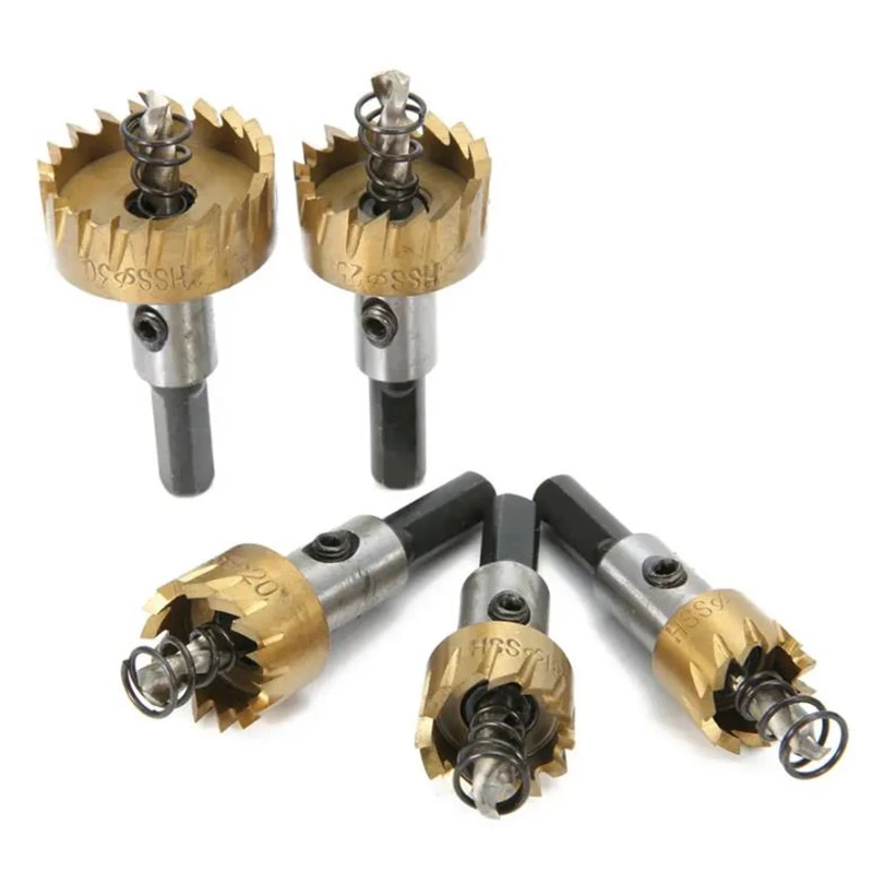HSS 6542 Титан покрытием кольцевая пила зубная фреза бит пустотелого сверла