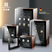 Luxury Automatic Watch Winder Safe Box with Mabuchi Motor LCD Touch Screen and Wooden Watch Accessories Boxes Remote Control 