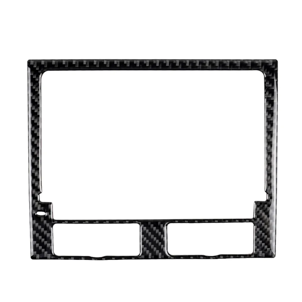 

Car Dashboard Navigation Control Panel Frame Carbon Fiber Stickers for Macan Accessories