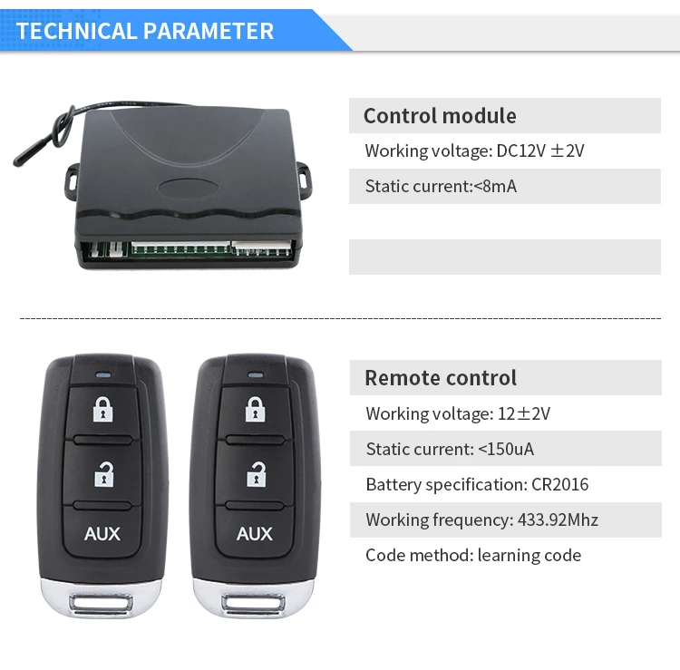EASYGUARD Автомобильная сигнализация, универсальная центральная дверь, блокировка, без ключа, пульт дистанционного управления багажником, защита от кражи, dc12V
