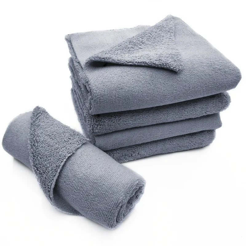 

40x40cm Plush Edgeless Microfiber Towels Car Care Cleaning Cloths Microfibre Polishing car Detailing Drying car accessories