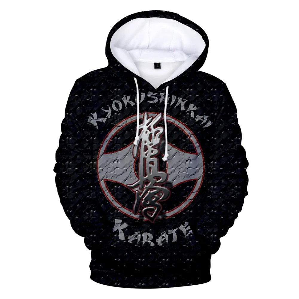 

Men's and women's hoodies 3D printing karate pullover sportswear fashion streetwear spring and autumn hot sale