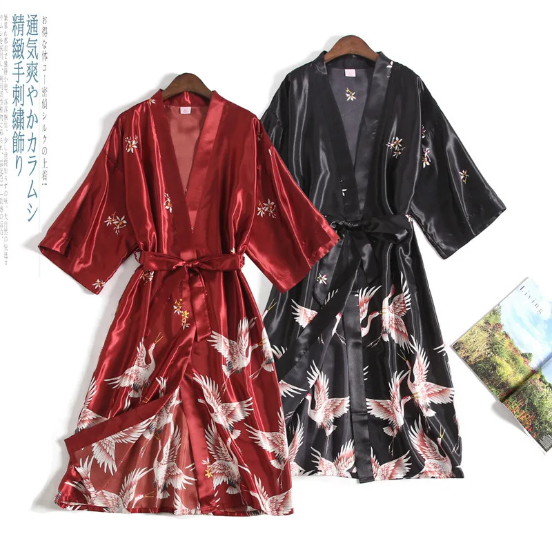 Женственные сексуальные шелковые пижамы для женщин длинная Пижама подружки