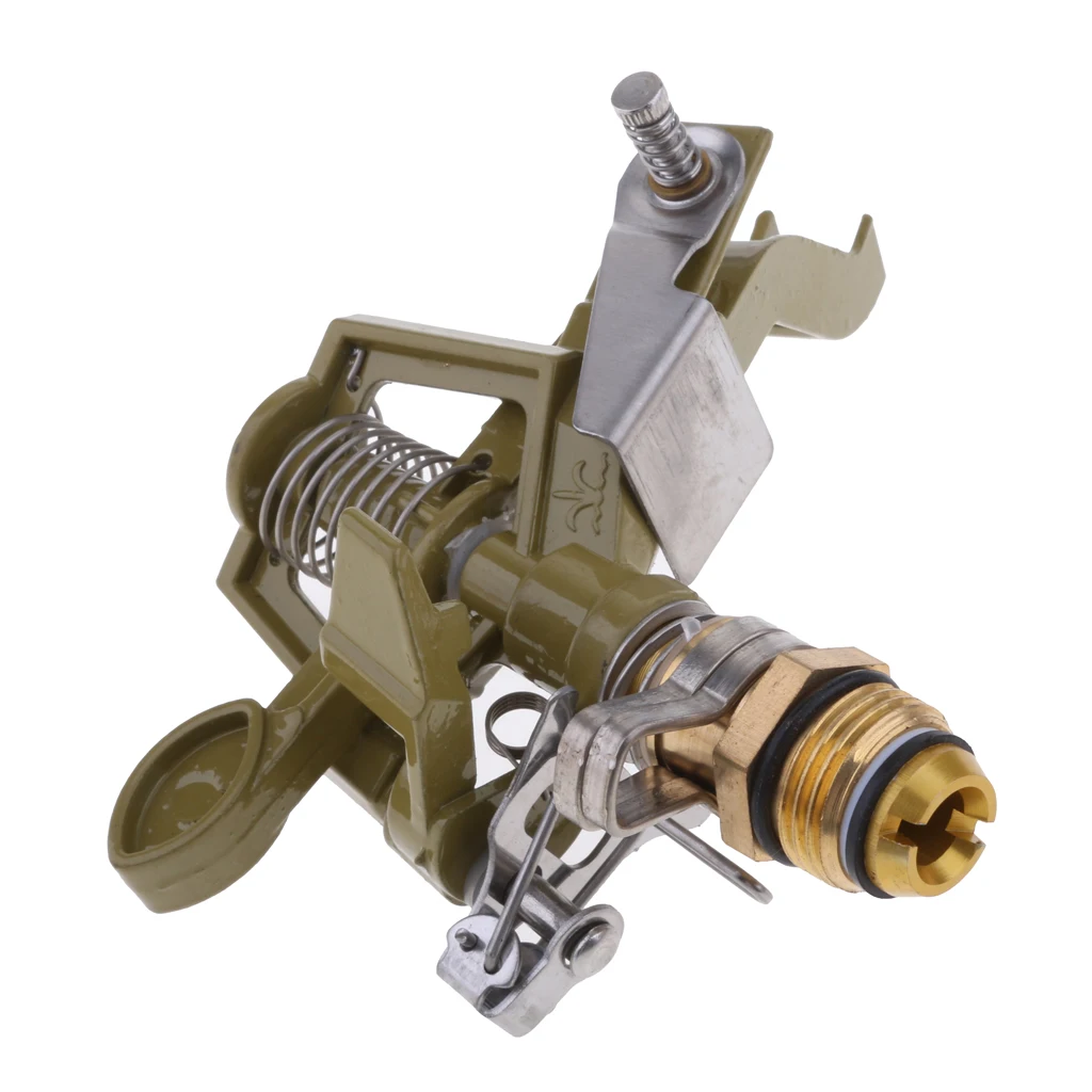 Латунный разбрызгиватель распылитель для полива сада газона 25 330 градусов