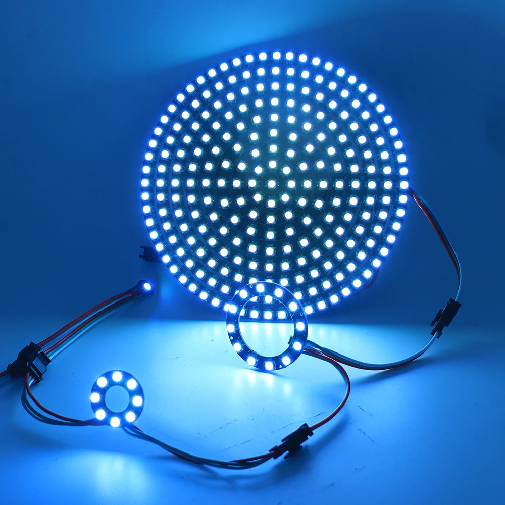 DC5V WS2812B SK6812 RGB пиксельное кольцо Адресуемых Светодиодный модули цветной круглый СВЕТОДИОДНЫЙ круг 241 светодиодный s