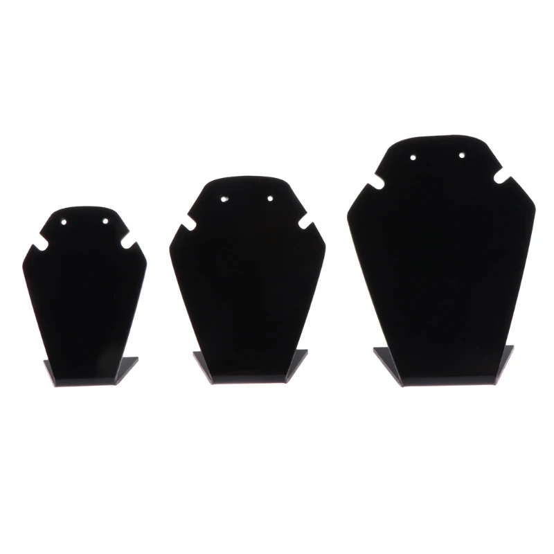 

1 Set Jewelry Display Shelf Necklace Pendant Earrings Stud Stand Holder Showcase