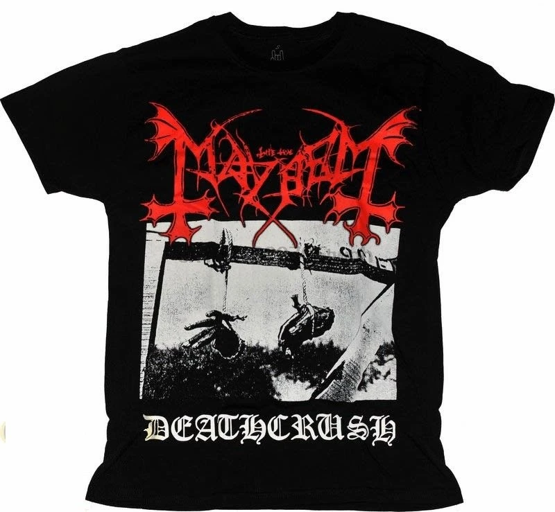 Футболка Mayhem deathcrusch разные размеры A Metal Band Nation новые футболки с буквенным принтом