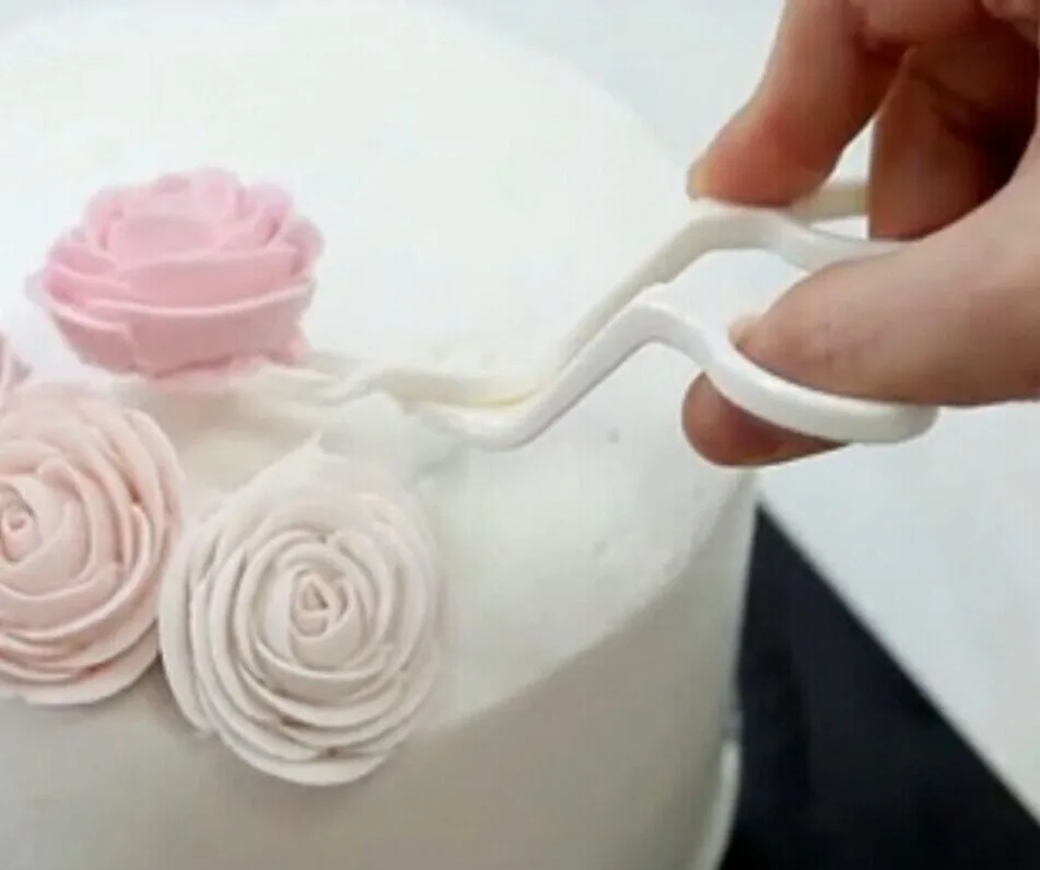 1 шт. пластиковые ножницы для кремового цветка инструмент переноса украшения