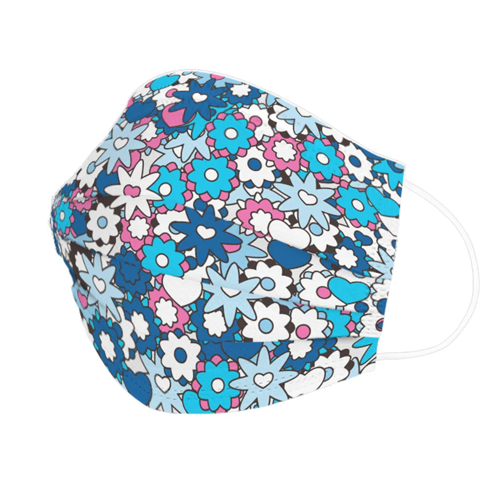 50 шт. одноразовые маски для лица из нетканого материала | Безопасность и защита