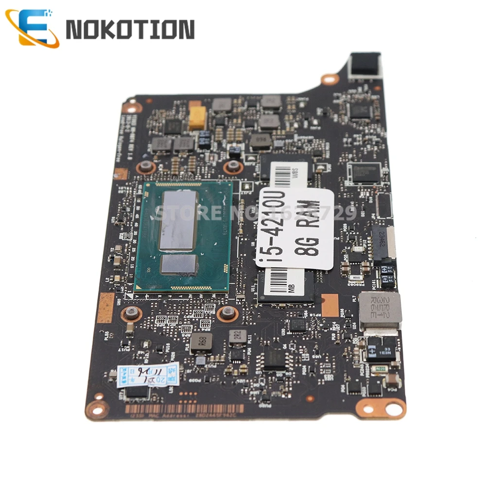 nokotion for lenovo yoga 2 pro laptop motherboard 5b20g38213 viuu3 nm a074 main board i5 4210ui5 4200 cpu 8gb ram free global shipping