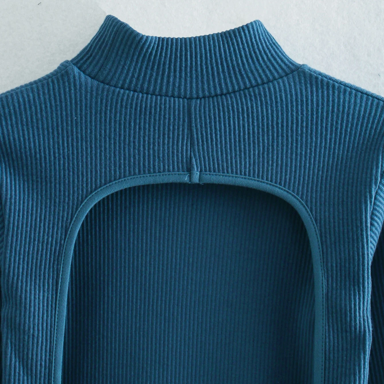 

Fall t shirt sexy long sleeve tops women 2020 turtleneck shirt slim autumn top backless blue top cute solid t shirt women