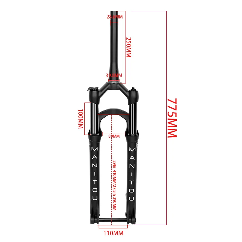 Велосипедная вилка Manitou MARKHOR пневматическая амортизационная для горного