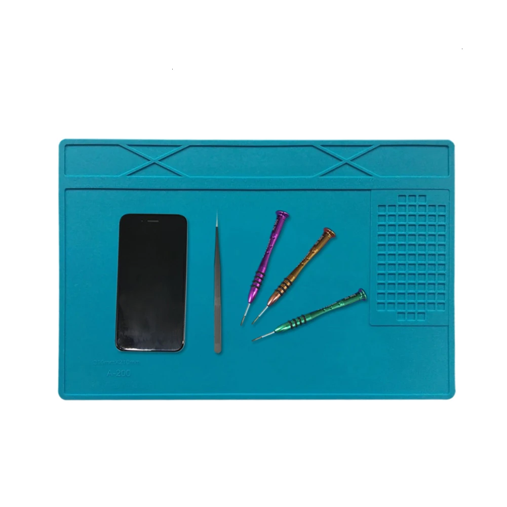 Термостойкий паяльный коврик силиконовый термопистолет изоляционный